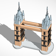 kule köprü Sanat arquitectura puente torre Londra inglaterra tanınmış popüler 3d print model - Mito3D