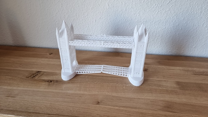 kule köprü londra ızgara tasarımı 3d print model - Mito3D