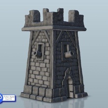 tower cannons 11 - warhammer age sigmar bolt action flames war architecture house thumbnails building scenery wargame figures game land dungeon fantasy games accessories 3d print model - Mito3D