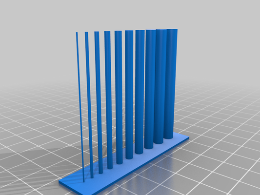 torre sfida 3d stampante test stampa calibrazione fatica panchina 3d print model - Mito3D
