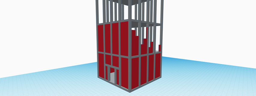 Turm Konstruktion 3d print model - Mito3D