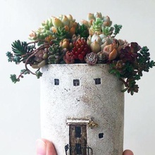 torre casa Panela vaso flores matera plantas jardim decoração 3d print model - Mito3D