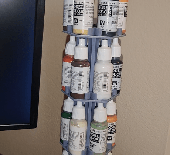 tower paint Various bottle sorting practical art colors 3d print model - Mito3D