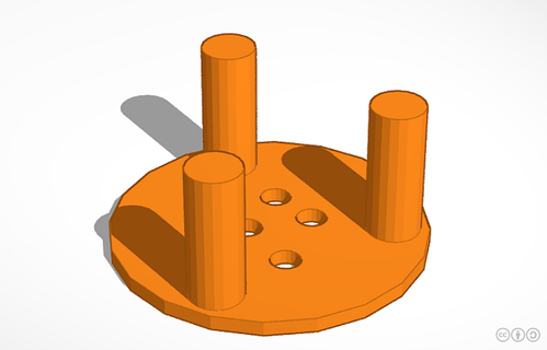 Turm Pizza Unterstützung Lebensmittel verteilen Box Pizzen 3d print model - Mito3D