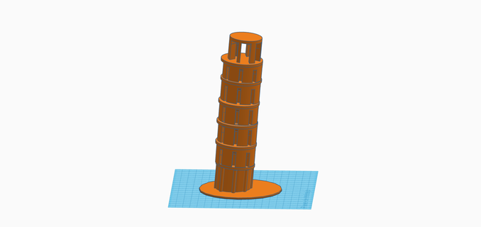tower pizzas italy italy towers pizzas buildings monuments tourism history  3d print model - Mito3D