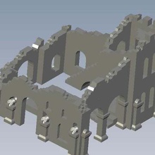 Turm-Ruinen tool 3d-drucken frostgrave 3d print model - Mito3D