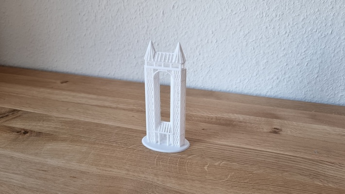 torre schoenbuchturm schwaebische alp mutande griddesign 3d print model - Mito3D