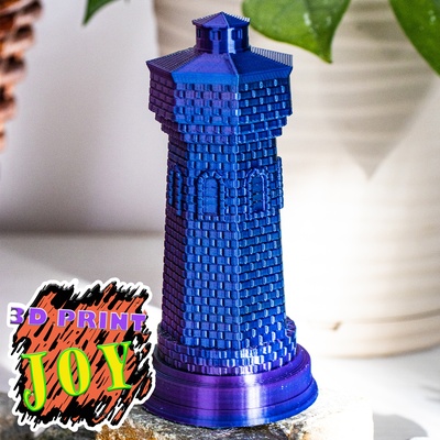 tower stl print in place toy 3d print model - Mito3D