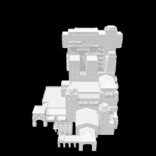 torre do terror disneyland paris vários 3d print model - Mito3D