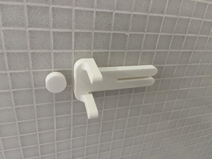 towl holder towel toilet home funny cute bathroom 3d print model - Mito3D