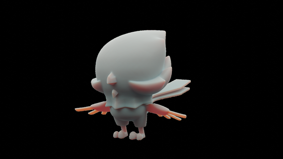 obtenu tem tempédia mignonne créature monstre figure figurine jouet Jeu modèle 3d print model - Mito3D