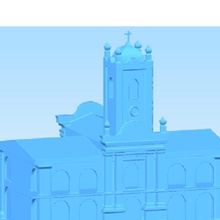 town hall architecture 3d print model - Mito3D