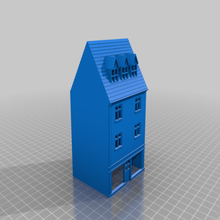 town house h0 ho scale trains odense buildings_structures 3d print model - Mito3D
