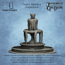 town square fountain 3d print model - Mito3D