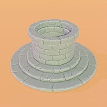 town square buildings_structures 3d print model - Mito3D
