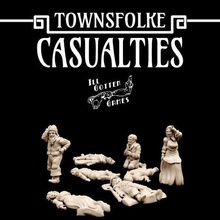 townsfolke casualties game dragons dungeons fantasy games medieval miniatures rpg wargames wargaming warhammer boardgames tabletop 28mm dnd pathfinder 32mm frostgrave mordheim 5e 3d print model - Mito3D