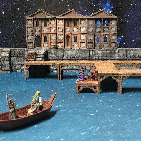 townsfolke Fährmann 28mm32mm Skala Spiel Boot Boote dnd dnd5e dungeons dragons fantasy frostgrave Spiele gaming der Miniatur miniaturen mordheim Gelände pathfinder - Rollenspiel rpg supportless tabletop wargame wargames wargaming terrain warhammer Spielzeug 3D print model - Mito3D