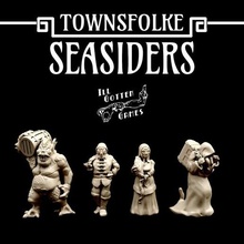 townsfolke seasiders dragons dungeons fantasy gaming miniatures rpg wargaming warhammer boardgames roleplaying tabletop cthulhu lovecraft 28mm dnd pathfinder 32mm frostgrave mordheim 3d print model - Mito3D