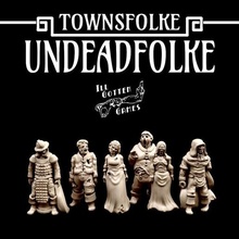 townsfolke undeadfolke game dnd pathfinder 32mm frostgrave dragons dungeons fantasy games miniatures rpg wargames wargaming warhammer miniature boardgames roleplaying tabletop wargame 28mm 3d print model - Mito3D