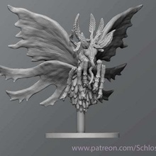 zehirli kelebek oyun oyuncak masa üstü böcek dungeons dragons dnd 3d print model - Mito3D