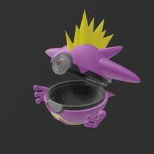 Giftigkeit Pokeball Pokémon Pikachu Kunsthandwerk Spielzeuge Sammlerstücke Sammlerstück troxizität Geschenke 3d print model - Mito3D