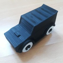 toy 4x4 offroad car game dakar terrain toyota hdj land rover discovery nissan children child automotive garage terrano hilux 3d print model - Mito3D