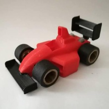 f1 oyuncak araba yarışı yarış arabası tasarım sanat oyun çünkü 3d print model - Mito3D