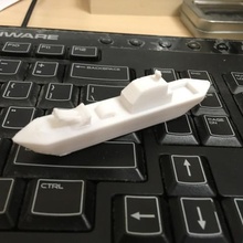 Spielzeug-Kriegsschiff Spiel Fahrzeuge 3d print model - Mito3D