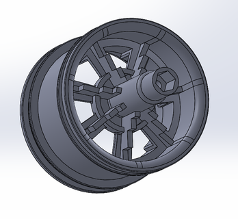 toy car wheel toys wheel robotic  3d print model - Mito3D