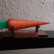 giocattolo carota verdura arancia azione figura 3d print model - Mito3D