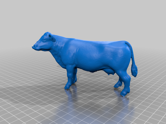 juguete vaca arte animales criaturas 3d print model - Mito3D