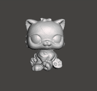 toy figurine funny cat animal pet stl obj figure fun mascot 3d print model - Mito3D