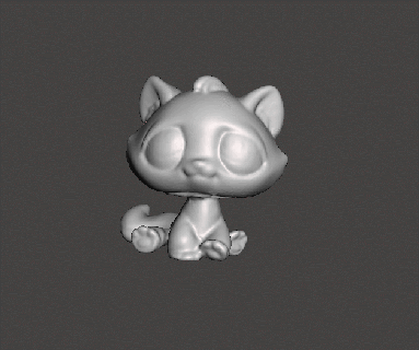 jouet figurine drôle chat animal compagnie stl obj figure amusement mascotte 3d print model - Mito3D
