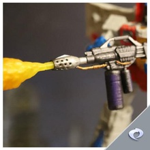 juguete echador llama fuego efectos lanzador pistola transformadores enlace directo 5 mm 3d print model - Mito3D