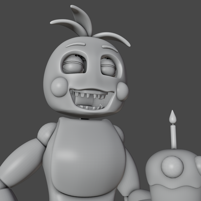 oyuncak kız şekil oyuncaklar fnaf temel 3d print model - Mito3D