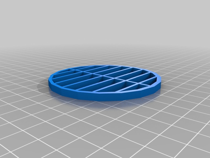 toy grill plate 3d print model - Mito3D