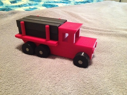 giocattolo registrazione camion Natale costruzione giocattoli 3d print model - Mito3D
