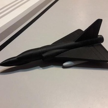 jouet mirage 2000 jeu avion chasse créé freecad dassault fidget fighter en de maison jet fait pas à l'échelle réelle hommage des véhicules 3d print model - Mito3D