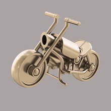 juguete moto juego la motocicleta de rueda retro tienda regalos concepto diseño regalo hechos a mano transporte miniatura 3d print model - Mito3D