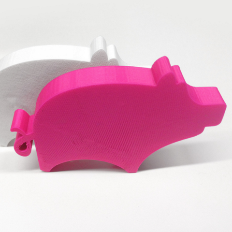 maiale giocattolo gioco jouet porc cochon poster ligne 3dhubs impressione 3d 3D print model - Mito3D