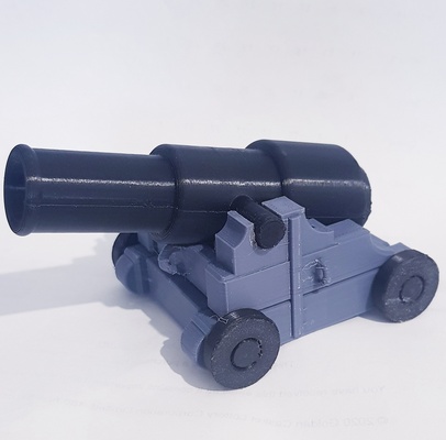 jouet pirate canon navire médiéval modèle 3d print model - Mito3D