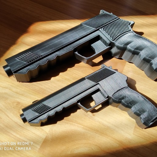 toy pistol game gun weapon 3D print model - Mito3D