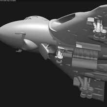 toy plane - avro vulcan b2 game vehicles airplane fighter jet model cute chibi kawai 3d print model - Mito3D
