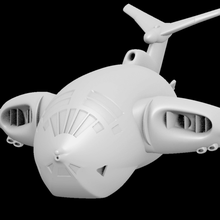 oyuncak uçak - handley page victor b2 oyun raf savaş soğuk kawai chibi'nin sevimli model jet avcı araç 3d print model - Mito3D