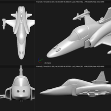 toy plane - northorp f-20 tigershark game kawai chibi cute model jet fighter airplane vehicles 3d print model - Mito3D