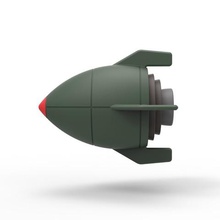 toy rocket game bomb diecast 3d print model - Mito3D