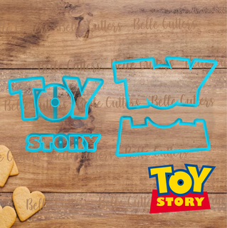toy story 3 cutter modulated cutterfondant fondant cookie biscuit cortantesgalletas galletitas 3d print model - Mito3D