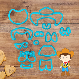 toy story 4 cutter modulated cutterfondant fondant cookie biscuit cortantesgalletas galletitas 3d print model - Mito3D