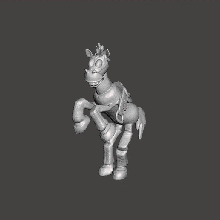 toy story action figure woody bullseye's horse art 3d print model - Mito3D