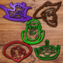 toy story cookie cutter set home alien zord wndy woody buzz lightyear fondant 3d print model - Mito3D